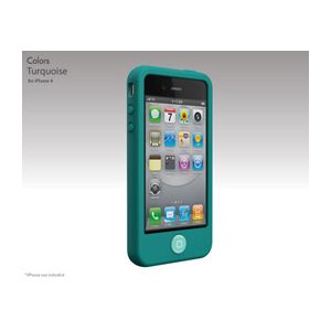 vAfXVXefUC SwitchEasy Colors for iPhone 4 Turquoise SW-COL4-TU摜1