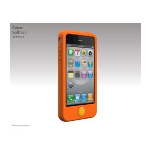 vAfXVXefUC SwitchEasy Colors for iPhone 4 Saffron SW-COL4-O摜1