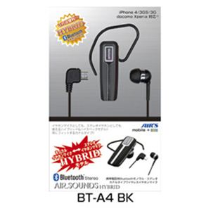 GA[YWp Bluetooth STEREO AIRSOUNDS HYBRIDgѓdbpmEXeI Ji^CvCXCz}CN ubN BT-A4 BK摜2XV