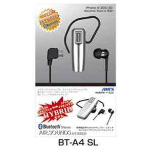 GA[YWp Bluetooth STEREO AIRSOUNDS HYBRIDgѓdbpmEXeI Ji^CvCXCz}CN Vo[ BT-A4 SL摜2XV