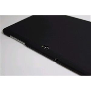 icover GALAXY Tab 10.1pP[X RUBBER ubN AS-GT10RF-BK摜3XV