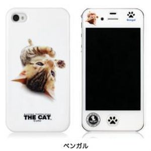 CUTPASTE CutPaste THE CAT iPhone 4S^4 case xK PIP4PC000V000摜1