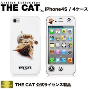 CUTPASTE CutPaste THE CAT iPhone 4S^4 case xK PIP4PC000V000摜2XV