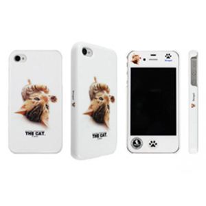 CUTPASTE CutPaste THE CAT iPhone 4S^4 case xK PIP4PC000V000摜3XV