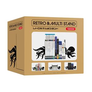 （まとめ）コロンバスサークル レトロ＆マルチスタンド TAKOSAN CC-RMST-BK【×2セット】