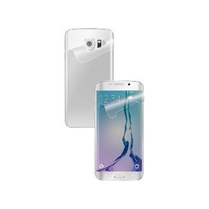 （まとめ）エレコム Galaxy S6 edge用薄型フィルム反射防止・背面付き PM-SCG6EFLUW【×5セット】
