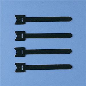 （まとめ）サンワサプライ ケーブルタイ（面ファスナー） CA-MF1KN【×10セット】