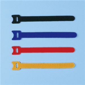 （まとめ）サンワサプライ ケーブルタイ（面ファスナー） CA-MF2SETN【×10セット】