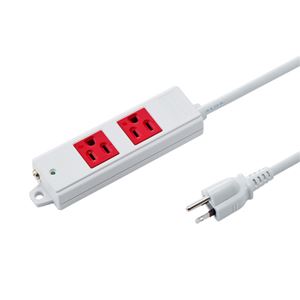 （まとめ）サンワサプライ 工事物件タップ TAP-K2N-3R【×2セット】