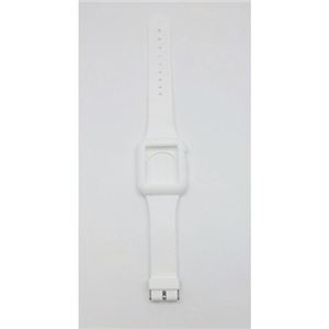（まとめ）ブライトンネット アップルウォッチ用シリコンバンドfor42mm BI-IWCSLC42／WH【×5セット】