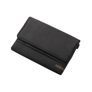 （まとめ）エレコム タブレット用スタンドポーチ（10.6〜12.0インチ） TB-12SPBK【×2セット】