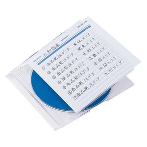 （まとめ）サンワサプライ 手書き用インデックスカード（つやなし） JP-IND6N【×10セット】