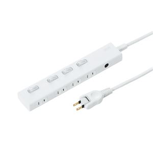 （まとめ）サンワサプライ 節電エコタップ TAP-S26-1【×2セット】