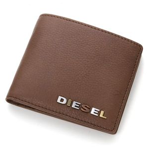 DIESEL（ディーゼル） レザー 2つ折り財布 XM62 PR507 T2181・B/Dark Earth 