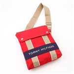 TOMMY HILFIGER（トミーフィルフィガー） ななめかけ ショルダー HARBOUR POINT II 600・Red×Navy