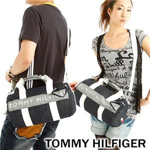 TOMMY HILFIGER（トミーフィルフィガー） デニム ミニボストンバッグ MINI DUFFLE HARBOUR P