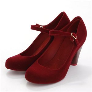 melissa（メリッサ） ラバー ドールパンプス ASHIA Wine Flock EUR 41-42（26.5-27.0cm）