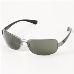 RAYBAN(レイバン) サングラス  ガラスレンズ 3379-014/51/ダークグリーン×ガンメタル&ブラック