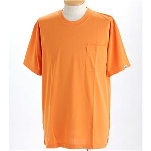 クールマックスポケットTシャツ オレンジ 4L