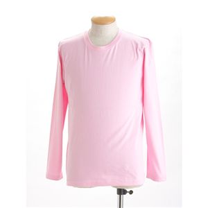 ユニセックス長袖Tシャツ M ピンク
