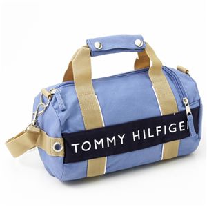 TOMMY HILFIGER(トミーフィルフィガー) マイクロミニダッフルバッグ MICRO MINI DUFFLE L200154-421・Slate Blue×Navy