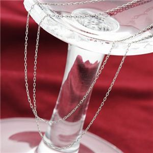 純プラチナネックレス（アジャスター付） 236681