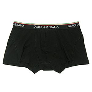 DOLCE&GABBANA（ドルチェ&ガッバーナ） メンズアンダーウェア 0034 ブラック Sサイズ MU-DOL-A0063