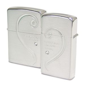 ZIPPO（ジッポー） ライター （2個セット）BS-ZIP-A0045 Silver