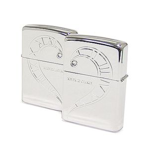 ZIPPO（ジッポー） ライター （2個セット）BS-ZIP-A0050 Silver