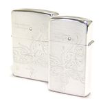 ZIPPO（ジッポー） ライター （2個セット）BS-ZIP-A0055 Silver