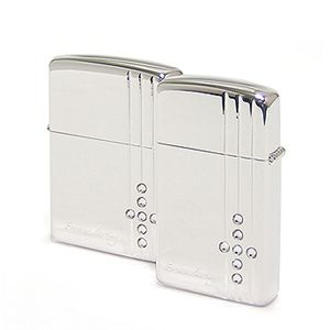 ZIPPO（ジッポー） ライター （2個セット）BS-ZIP-A0064 Silver