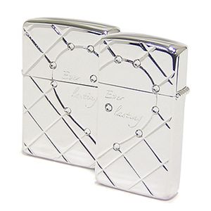 ZIPPO（ジッポー） ライター （2個セット）BS-ZIP-A0065 Silver