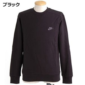 NIKE(ナイキ) ワンポイント刺繍裏毛スウェット 206927 ブラック Lサイズ