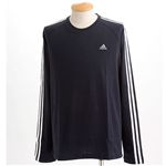 adidas メンズ3SロングスリーブTシャツ DARKNAVY(ダークネイビー)L