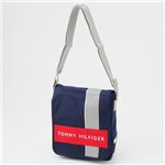 TOMMY HILFIGER(トミーフィルフィガー) ななめがけショルダーバッグ L500078 CAMERA BAG Navy×Red