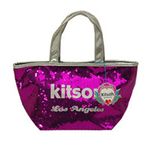 kitson(キットソン) シークインミニトート 3604 フーシア/シルバー