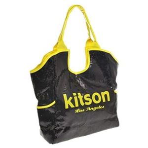 kitson(キットソン) シークイントート 3567 ブラック/ネオンイエロー