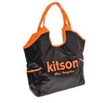 kitson(キットソン) シークイントート 3566 ブラック/ネオンオレンジ