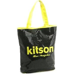 kitson(キットソン) シークインサマートート 3572 ブラック/ネオンイエロー