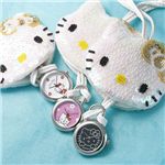 HELLO KITTY(ハローキティ) Hello Kitty スイングポーチウォッチ HKY-4040-BK ブラック