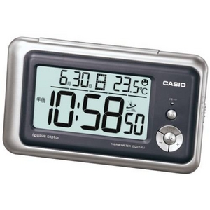 CASIO（カシオ） 温度計付きデスクトップ電波クロック DQD-140J-8JF