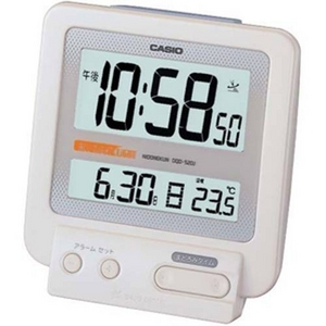 CASIO（カシオ） 温度計付きデスクトップ電波クロック[二度寝君] DQD-520J-7JF