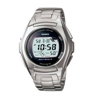 CASIO（カシオ） waveceptor（ウェーブセプター） WV-M120DJ-7JF/EL・ブルーグリーン×シルバー