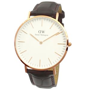 ダニエルウェリントン（Daniel Wellington） 40mm York ヨーク 0111DW ローズゴールド