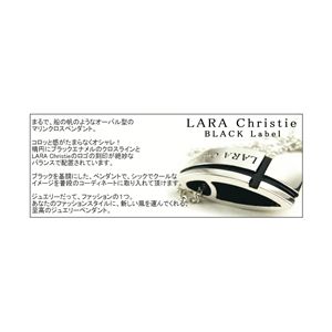 LARA Christie（ララクリスティー） マリンクロス ネックレス[BLACK Label]