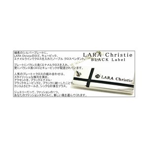 LARA Christie（ララクリスティー） ノーブル クロス ネックレス[BLACK Label]