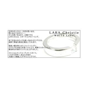 【Ane Can専属モデル♪真山景子さん雑誌着用モデル☆】LARA Christie（ララクリスティー） エターナルメモリー リング 7号[WHITE Label]