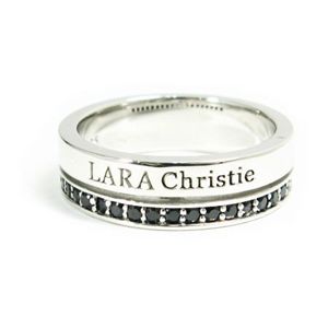 ☆Ane Can専属モデル☆真山景子さん着用ブランド♪LARA Christie（ララクリスティー） トラディショナル リング 15号[BLACK Label]