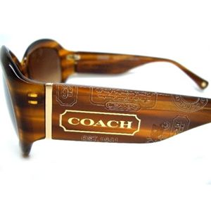 3:COACH(コーチ) サングラス S729A-AMBER HORN・ブラウングラデーション×ライトマーブルブラウン