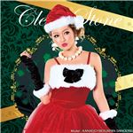 【クリスマスコスプレ 衣装】ベロアリボンサンタ